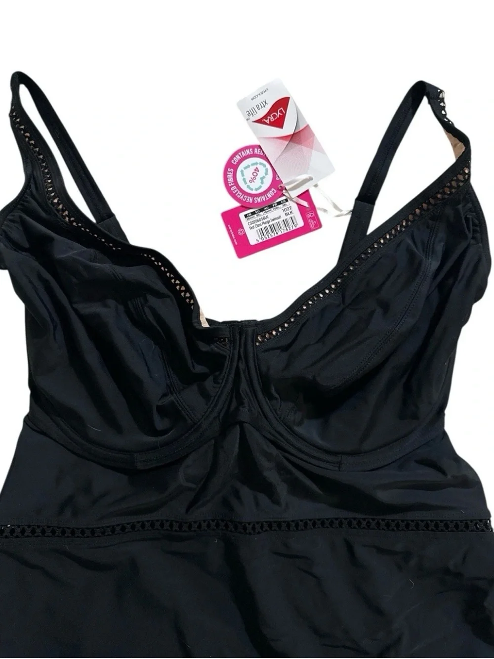 NWT Curvy Kate UK 38 HH/ US 38/ EU 85L One Piece First Class Plunge Swimsuit